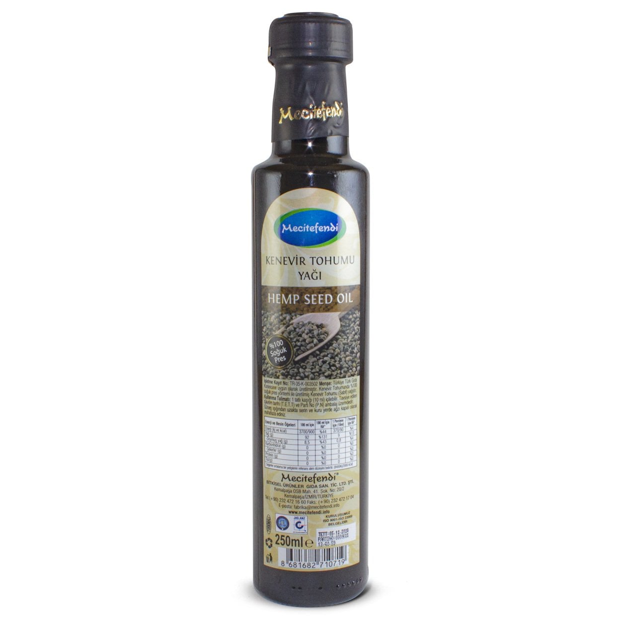 Kenevir Tohumu Yağı 250 ml