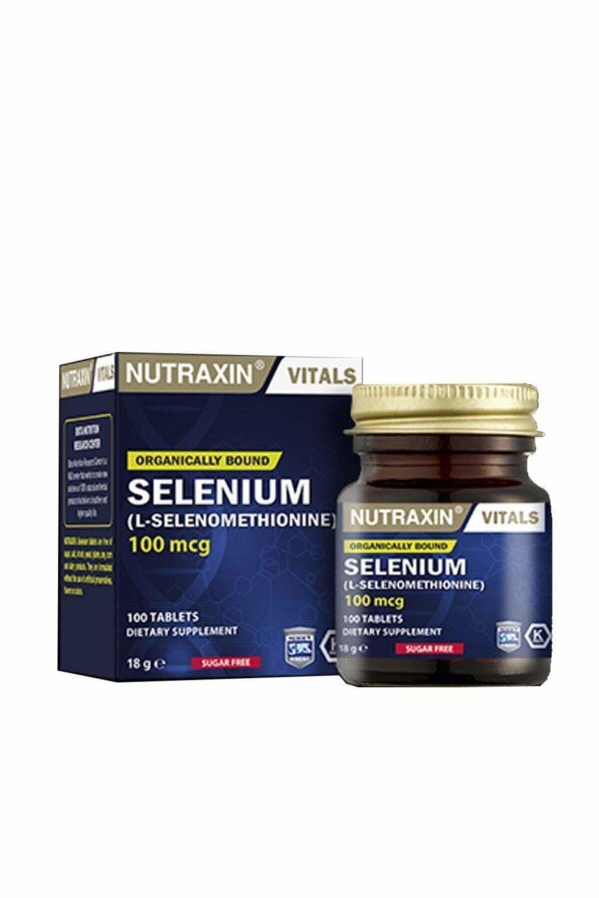 NUTRAXIN VITALS ORGANICALLY BOUND SELENIUM (L-SELENOMETHIONINE)