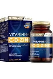 NUTRAXIN VITALS VITAMIN MAX C D ZINC