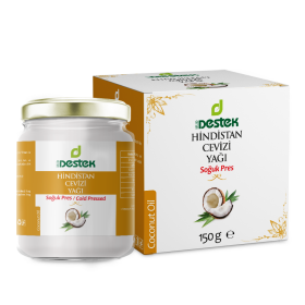 Soğuk Sıkım Hindistan Cevizi Yağı 150 ml