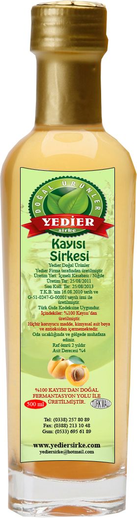 Kayısı Sirkesi 500 ml